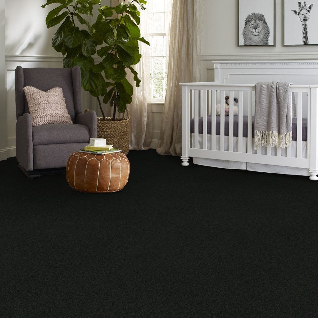 Coal Black - stylish carpet