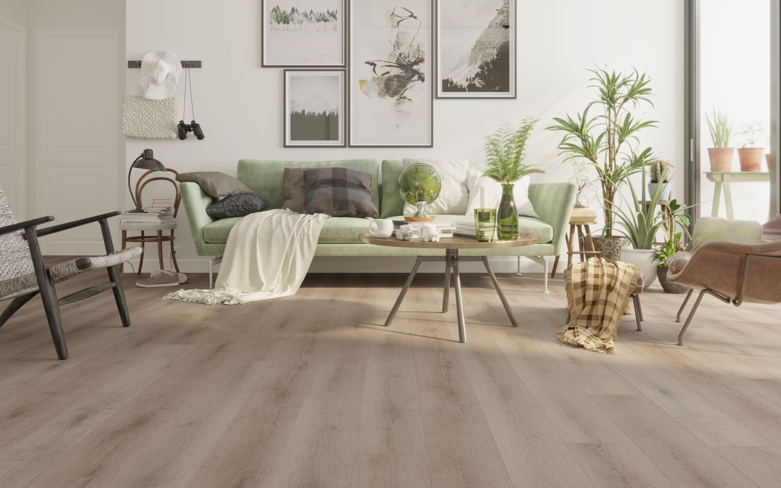 Coffee Feather - Flooring by Lions Floor